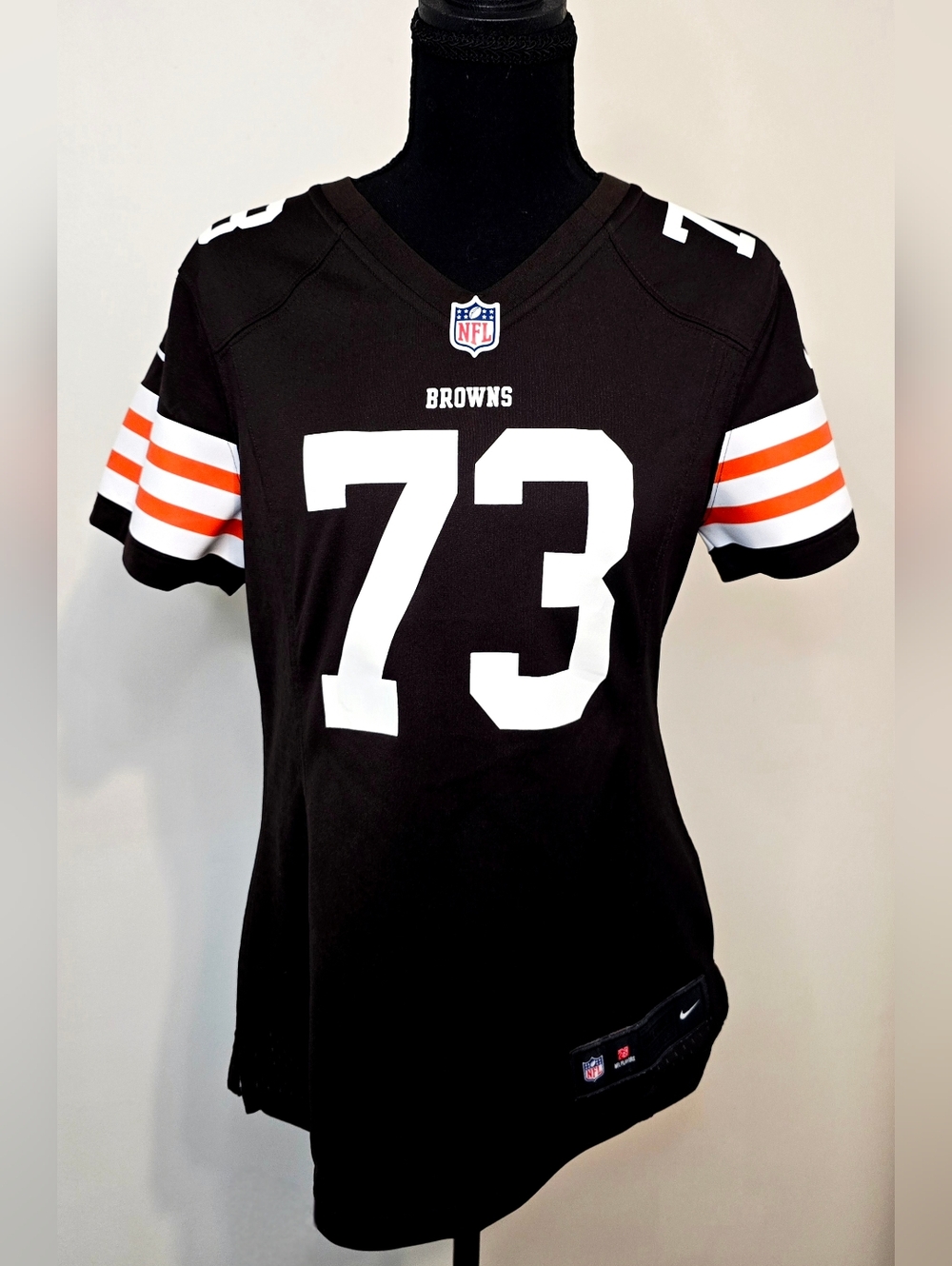 Nike Cleveland Browns Joe Thomas #73 Jersey Women’s Medium NFL On Field GameDay